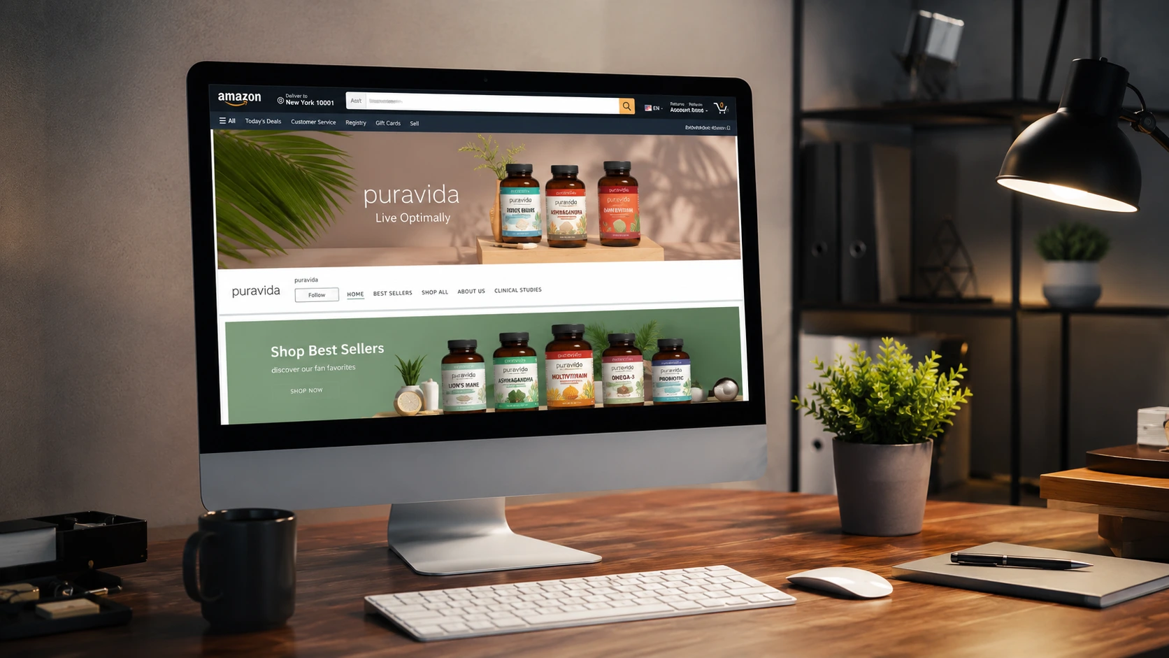 Amazon Brand Store portfolio project